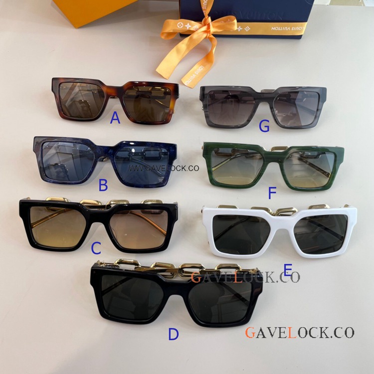L V z1875e Sunglasses Green Frames Fading lens